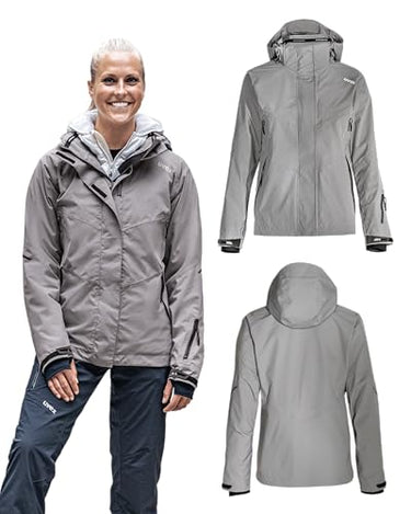 Uvex ADA 17497 Windjacke - Frauen-Regenjacke mit Kapuze - Grau - im Sale